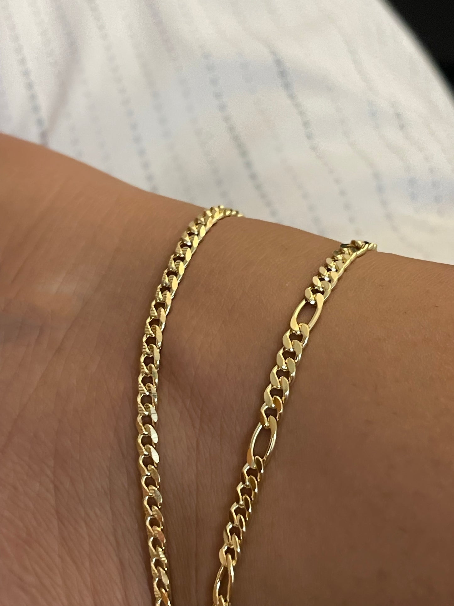 Thin Cuban Link Anklet