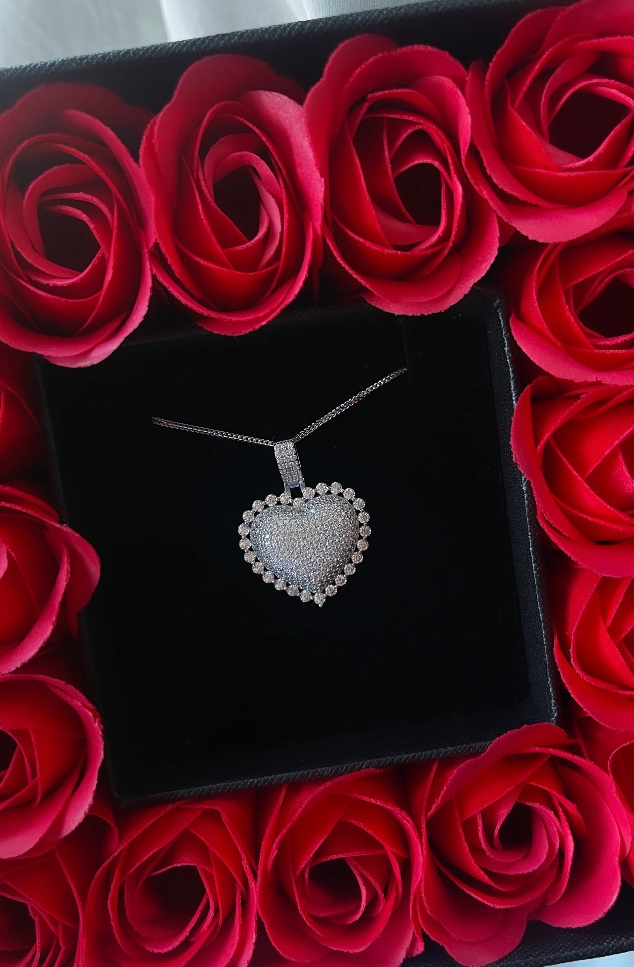 Puff Heart Necklace