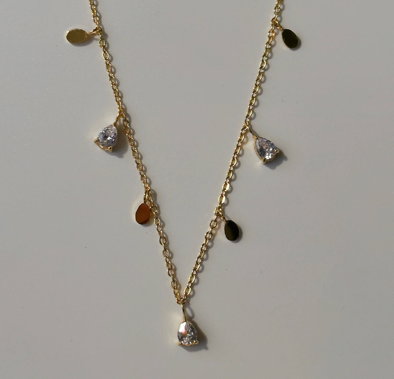 Charm dangling necklace
