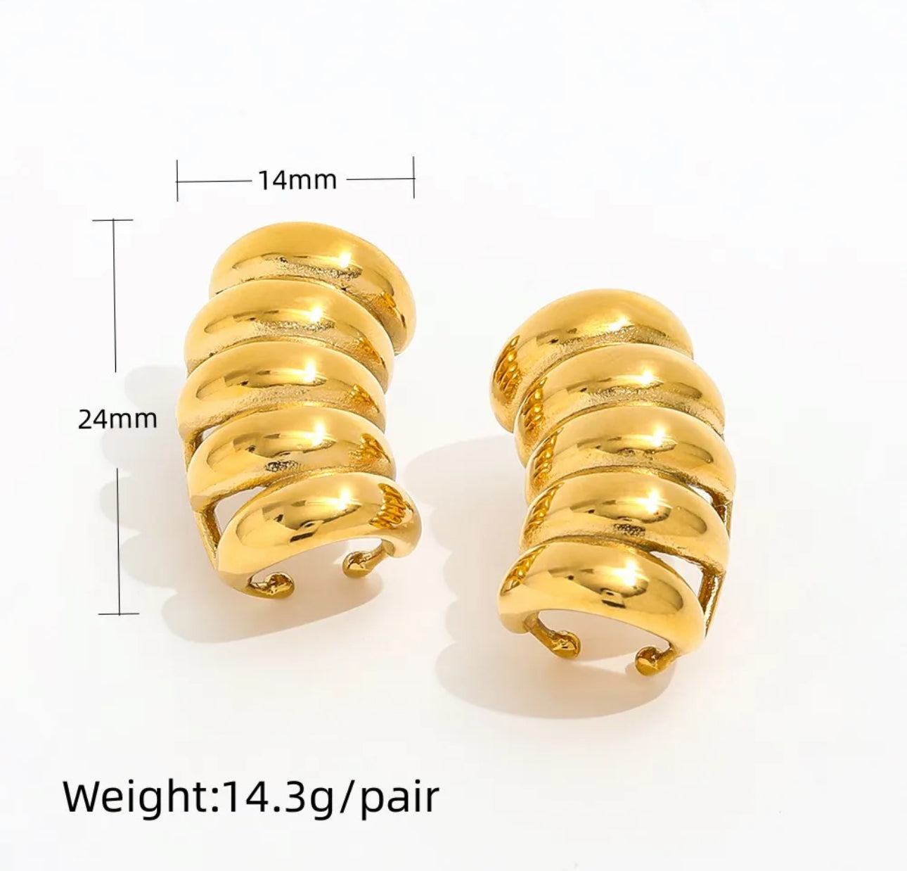 Multi Layer Stud Earring