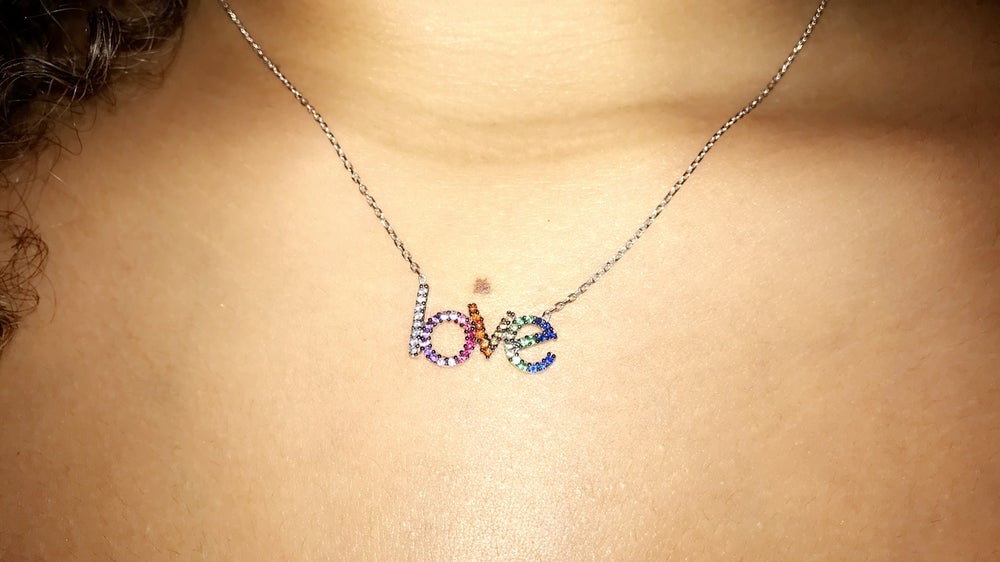 Multi Color Love Necklace