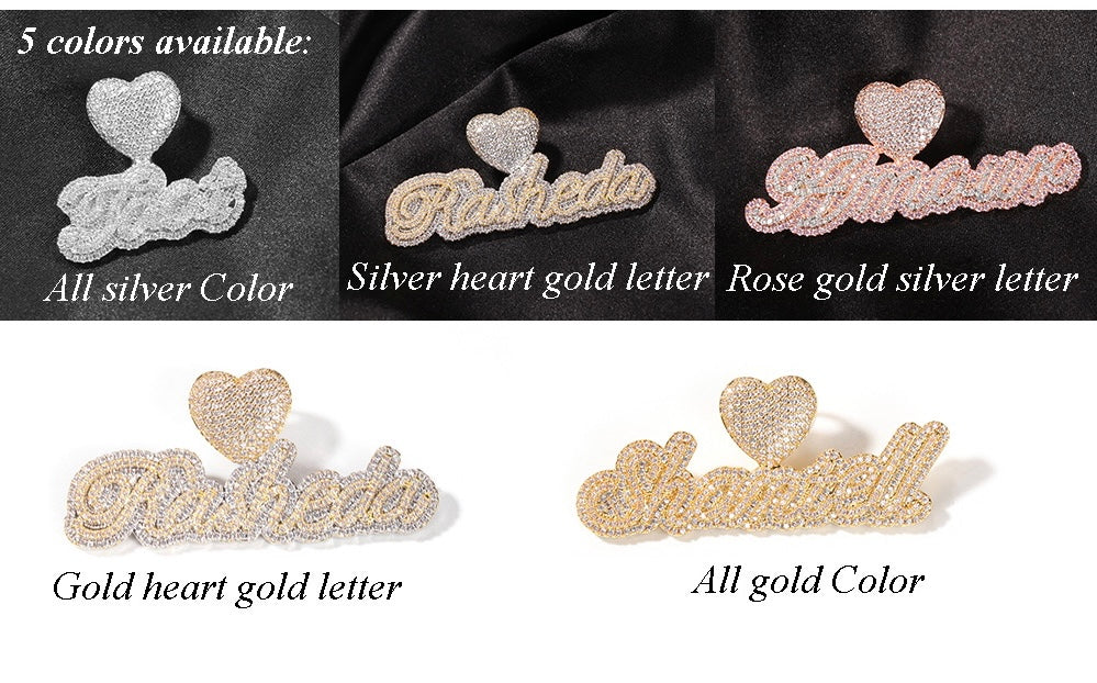 Heart Icy Custom Necklace