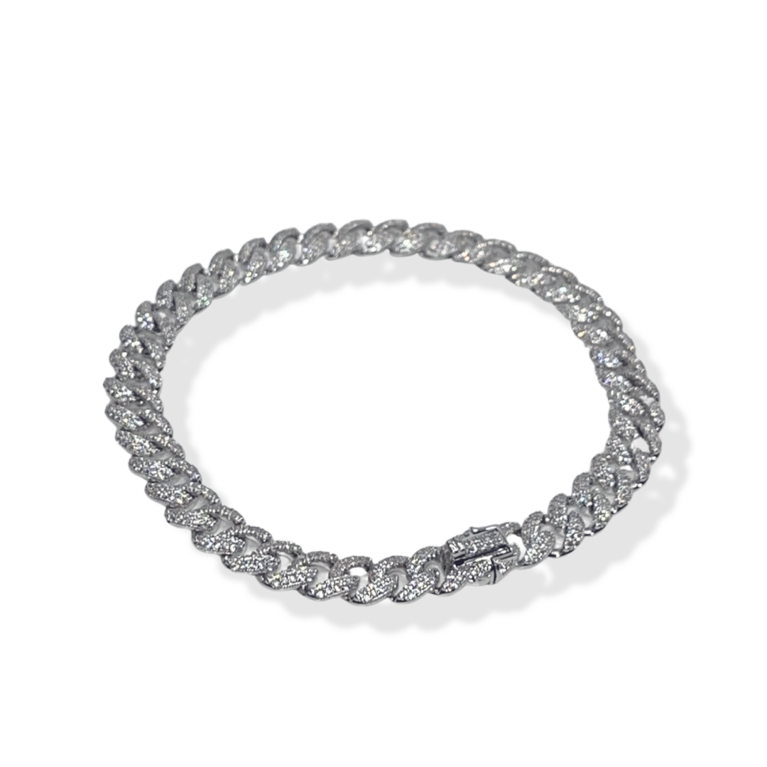 New Silver Icy Anklet