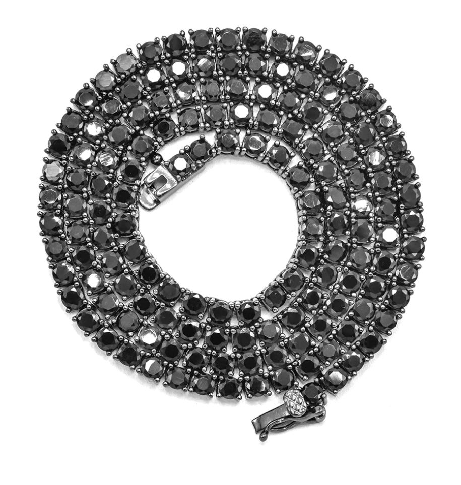 Iced Black Necklaces