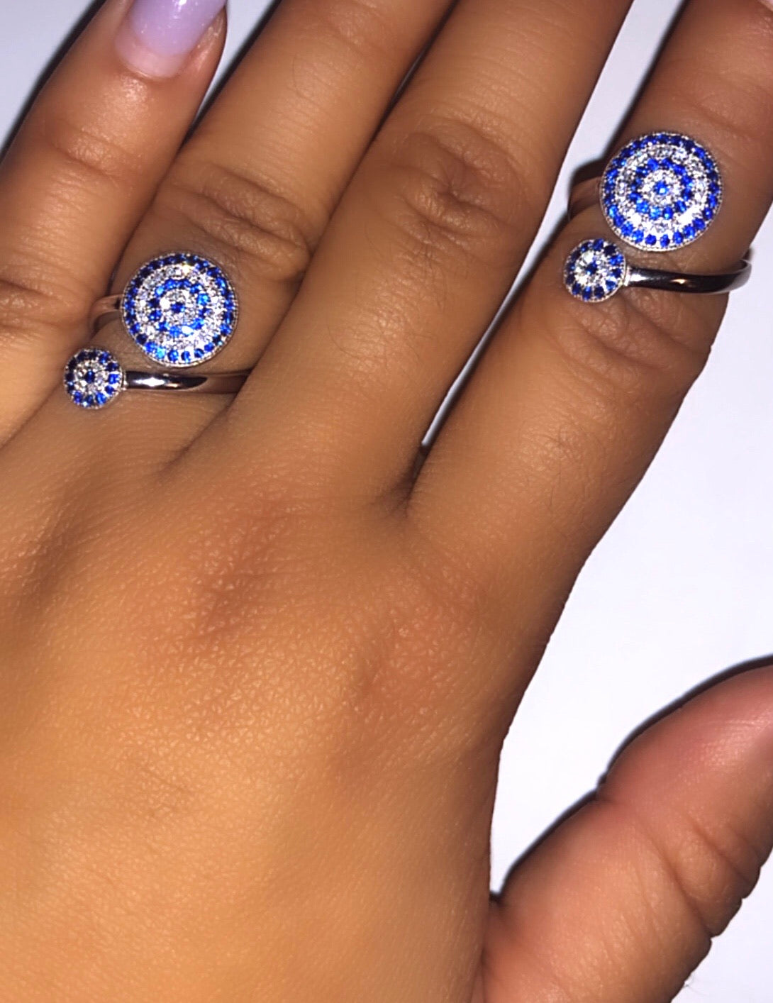 Double Evil Eye Ring