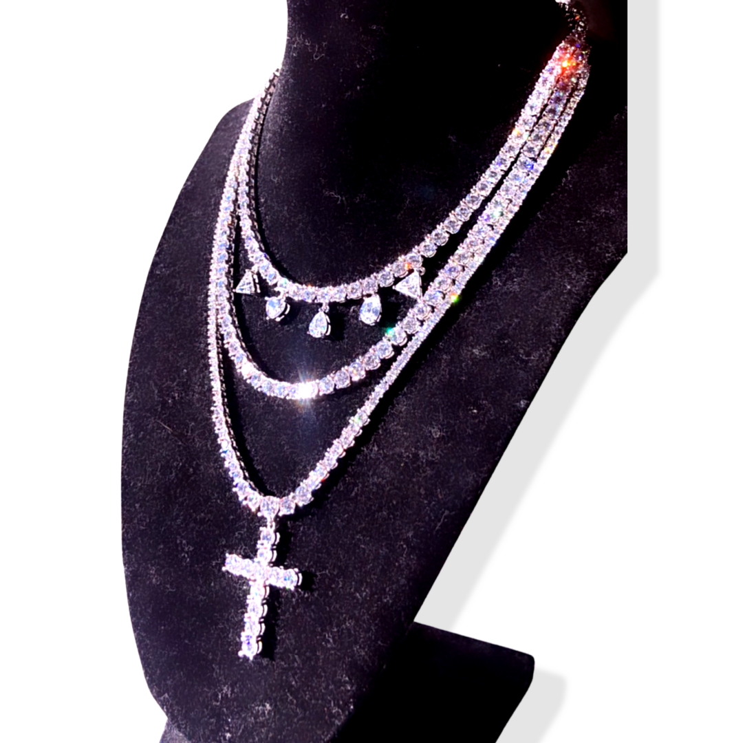 3 in 1 Diamond Necklace