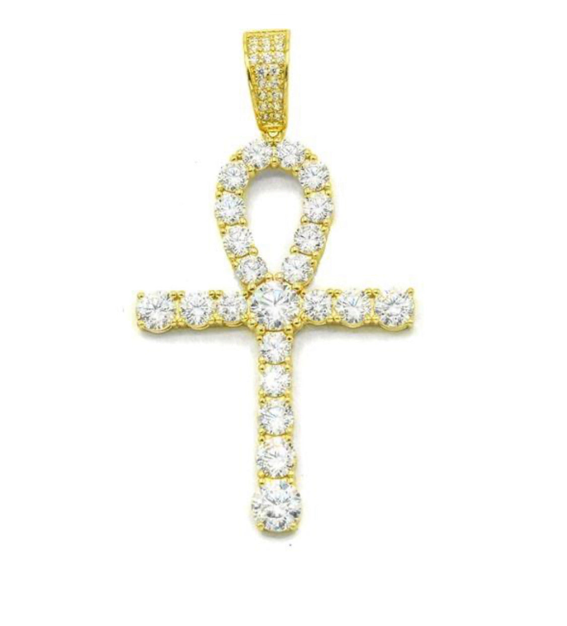 Ankh Tennis Necklace