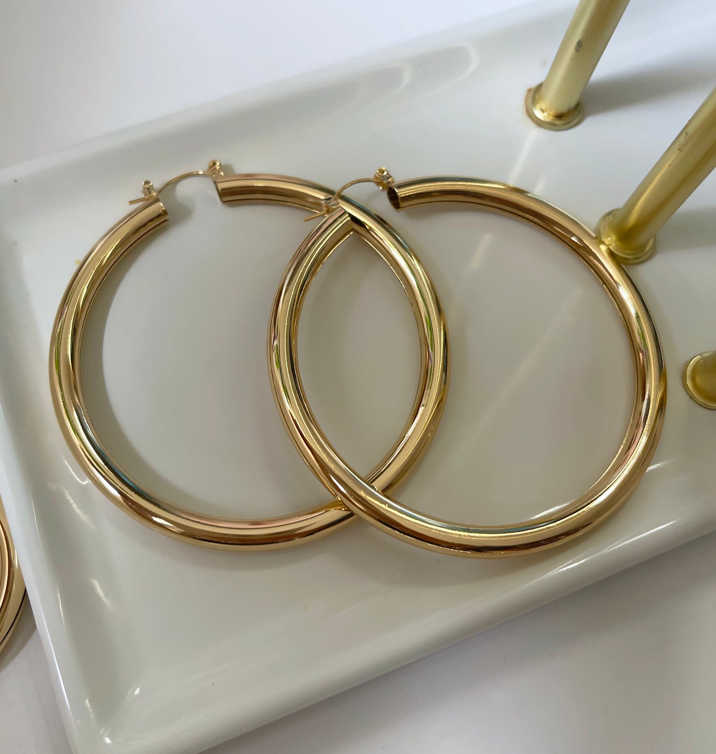 Large Gold Hoops