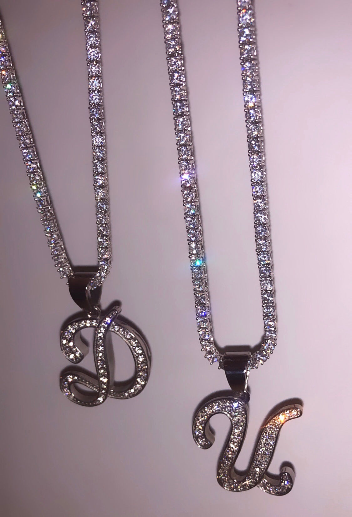 Script Initial Necklace