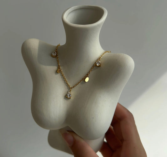 Charm dangling necklace