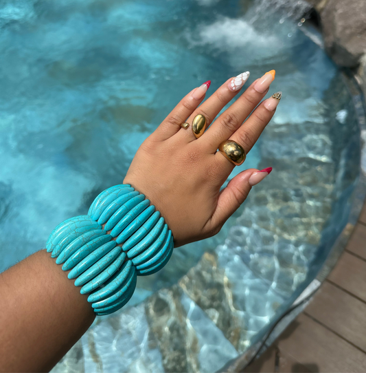 Turquoise Island Stretch Bracelet