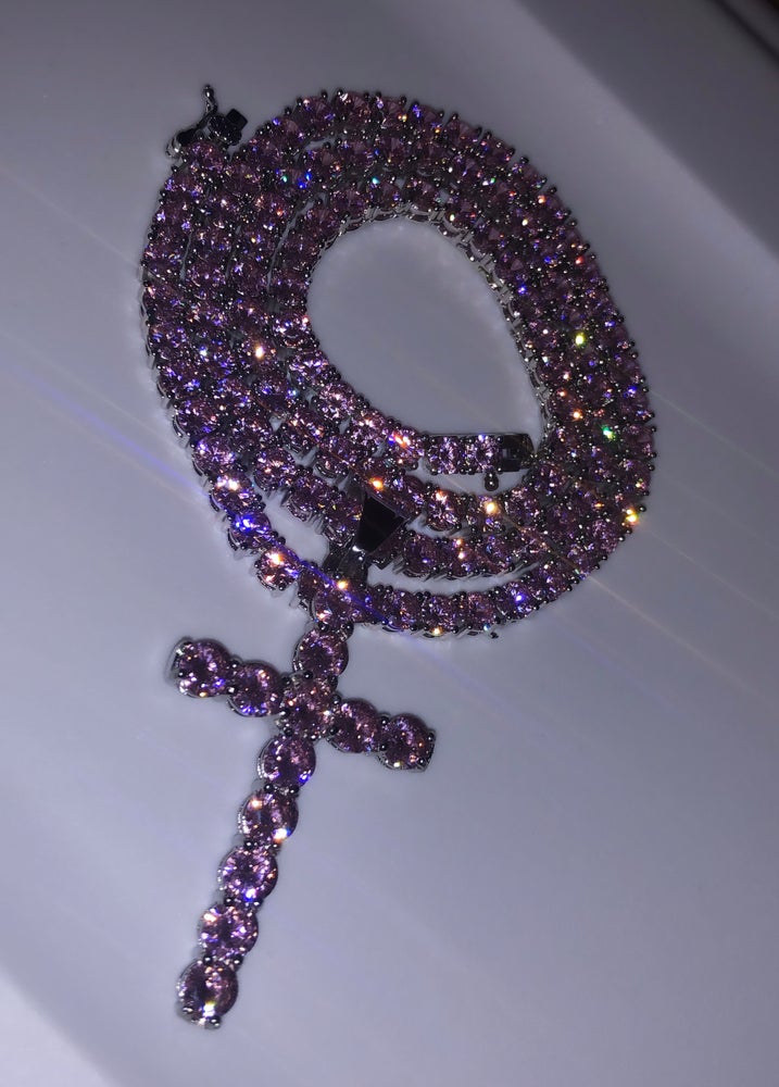 Pink Tennis Cross
