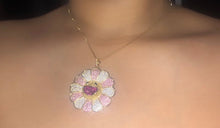 Load image into Gallery viewer, Pink Murakami Flower Necklace
