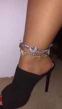 Load image into Gallery viewer, Butterfly Cuban Anklet
