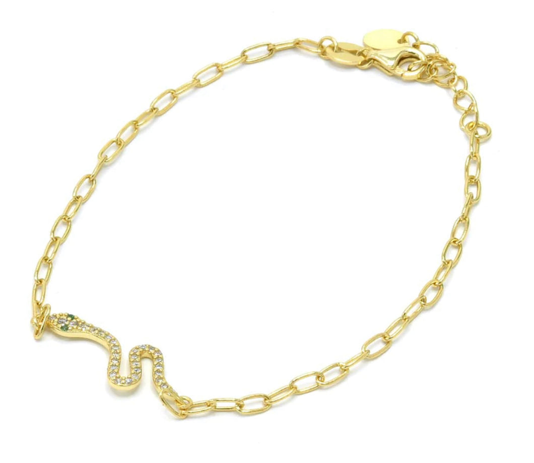 Snake Gold Bracelet
