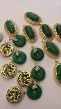 Load image into Gallery viewer, Oval Jade necklace
