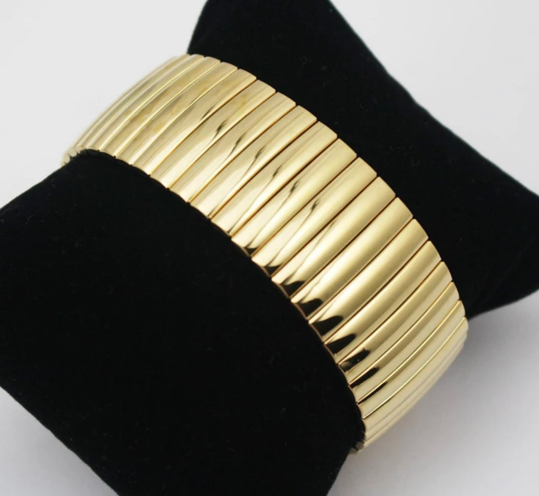Gold Elastic Bracelet