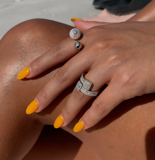 Pearl Silver Ring