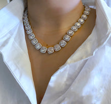 Load image into Gallery viewer, Square Stone Necklace
