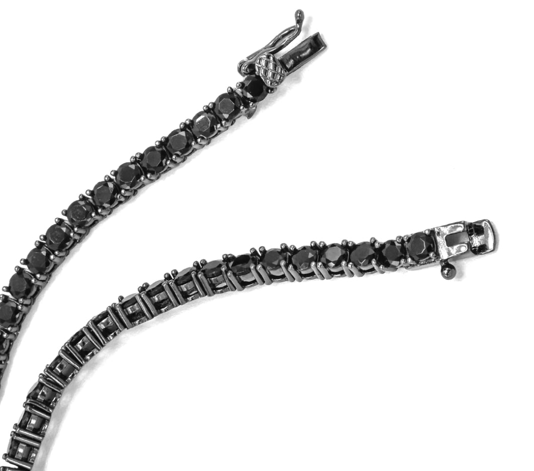 Iced Black Necklaces