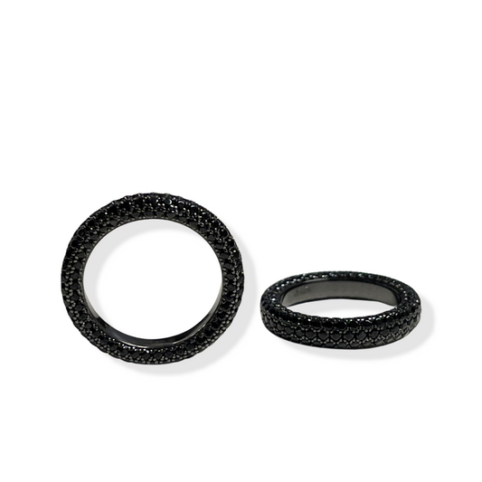 Black Crystal Ring