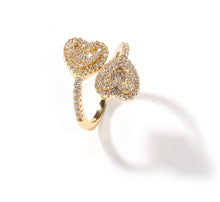 Load image into Gallery viewer, Resizable Heart Ring
