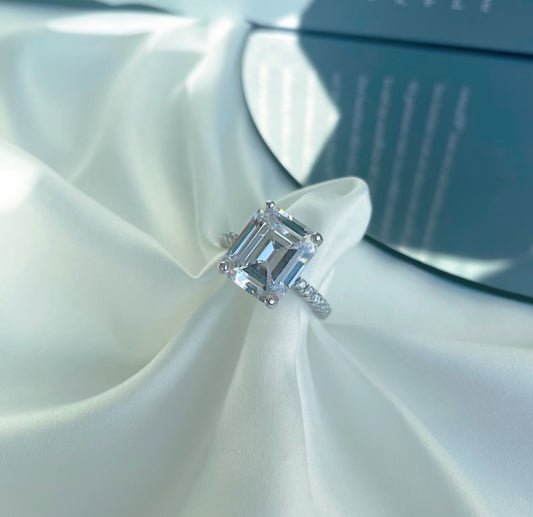 Baguette Square Ring
