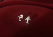 Load image into Gallery viewer, Mini Initial Earrings
