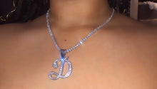 Load image into Gallery viewer, Script Initial Necklace
