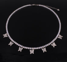 Load image into Gallery viewer, Butterfly Tennis Necklace II
