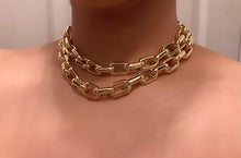 Load image into Gallery viewer, Chunky Gold Link Necklace
