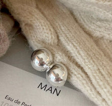 Load image into Gallery viewer, Sterling Silver Ball Studs
