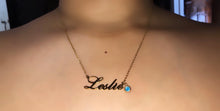 Load image into Gallery viewer, Nameplate with Birthstone
