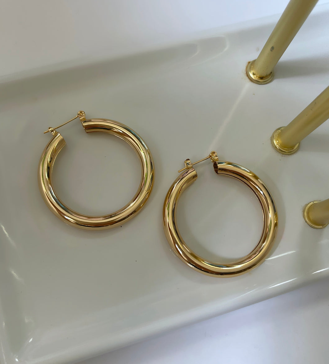 Mini Gold Hoops