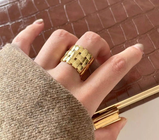 Thick Gold Ring