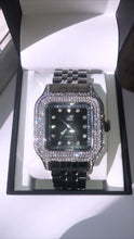 Load image into Gallery viewer, Square Black face Watch
