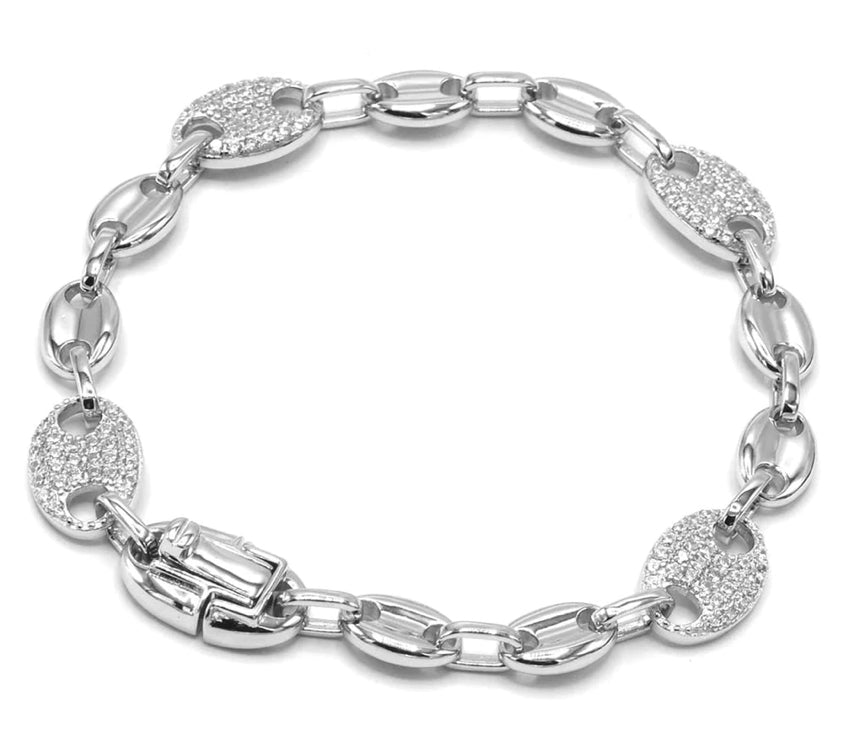 Sterling Silver Link Bracelet