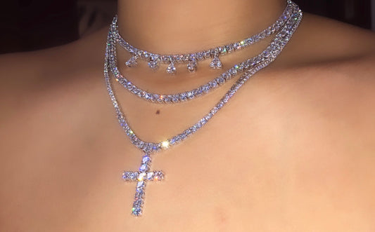 3 in 1 Diamond Necklace