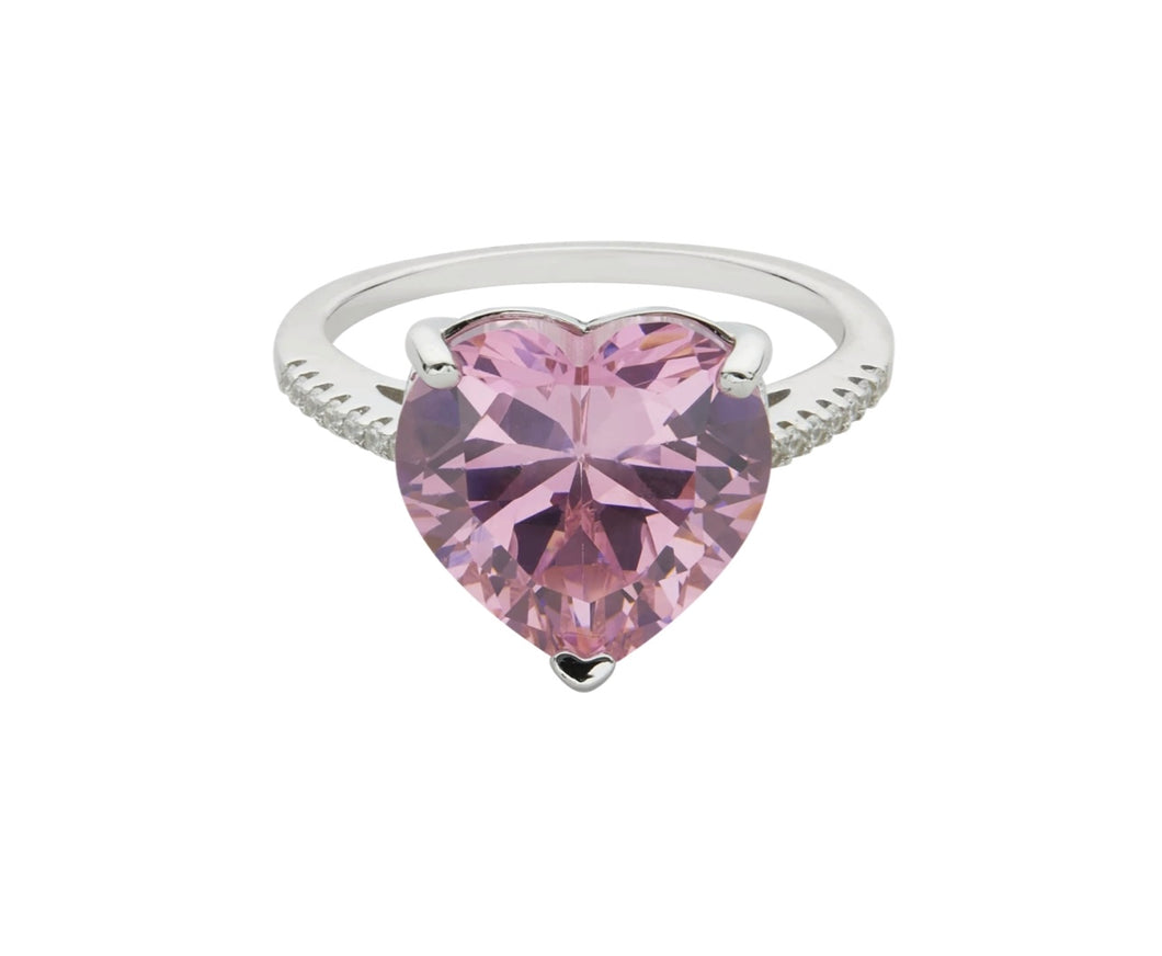 Pink Heart Ring