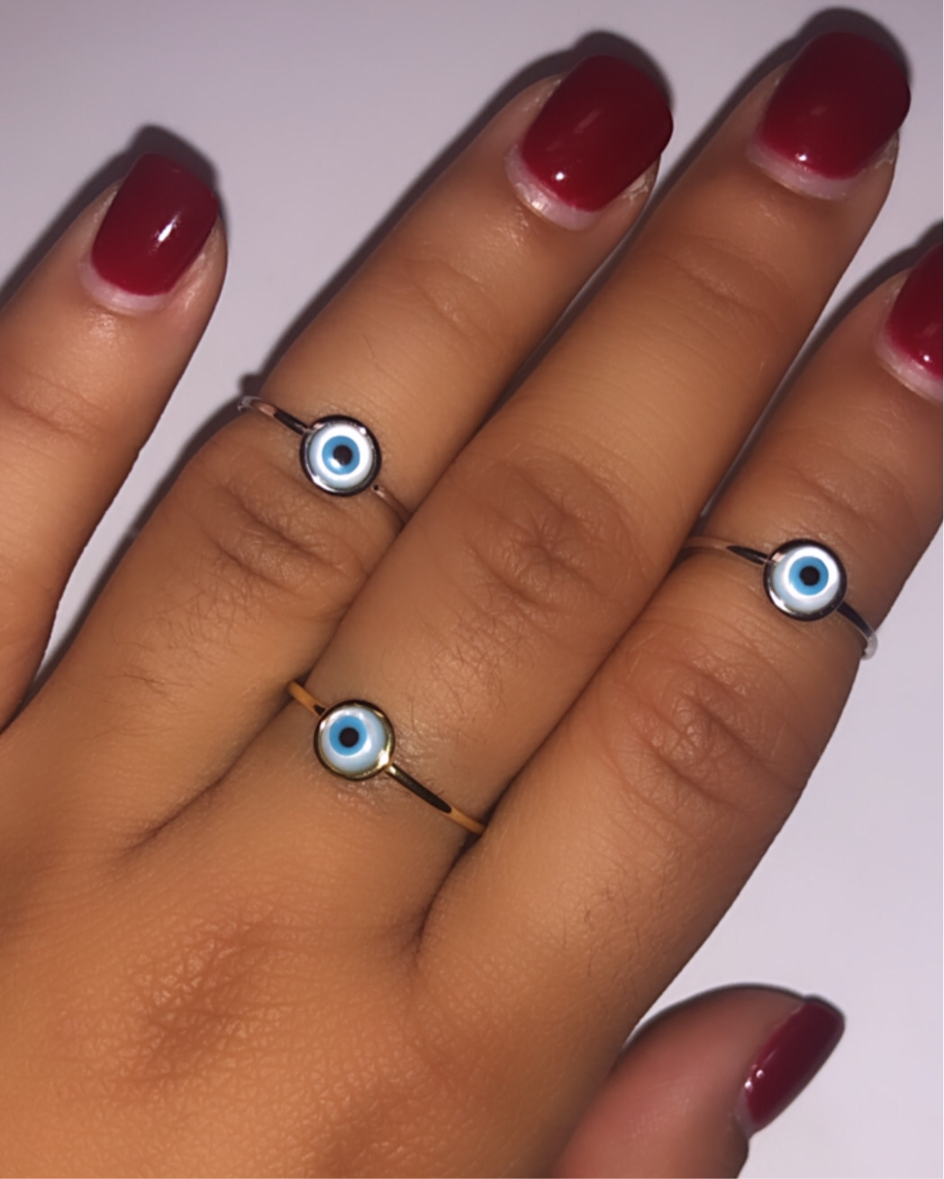 Simple Evil Eye Ring