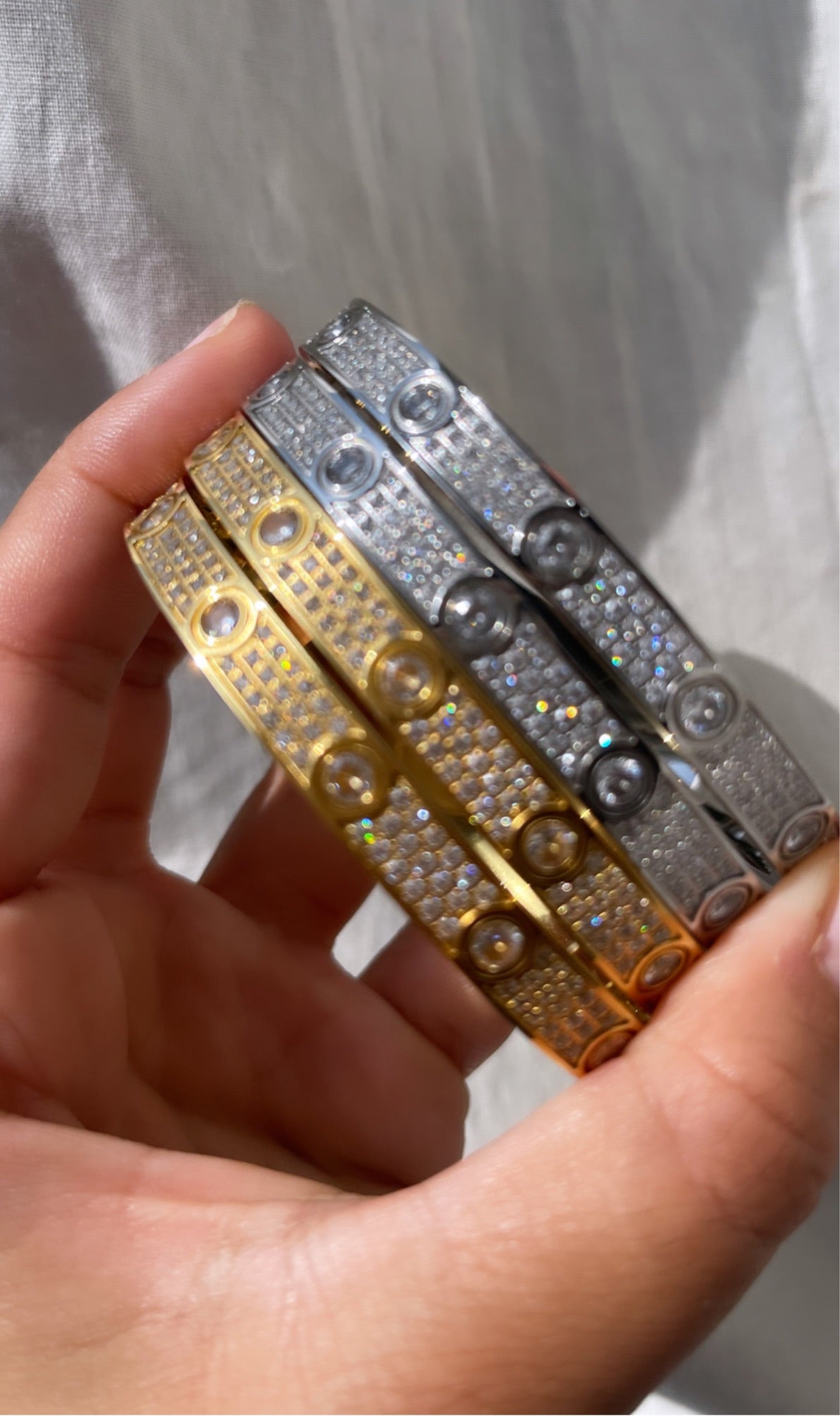 Iced out Drip Bangle 2