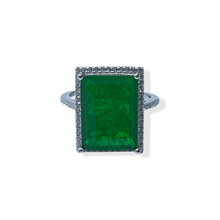 Load image into Gallery viewer, Emerald Wifey Ring

