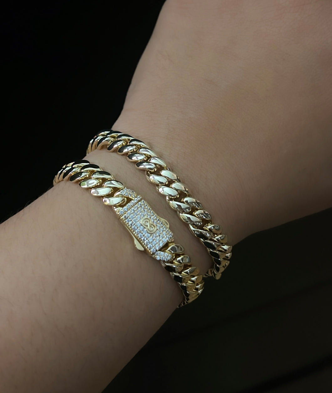 14mm Monaco Bracelet - Gold | Adamans