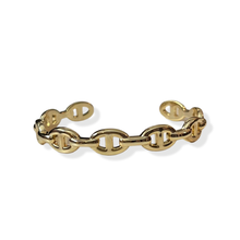 Load image into Gallery viewer, Gold Link Cuff
