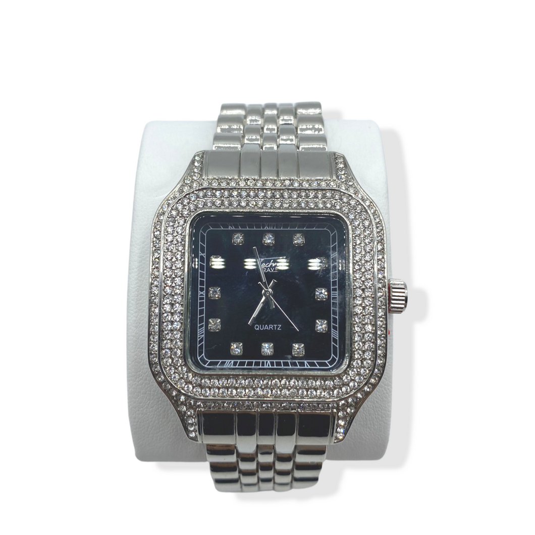 Square Black face Watch