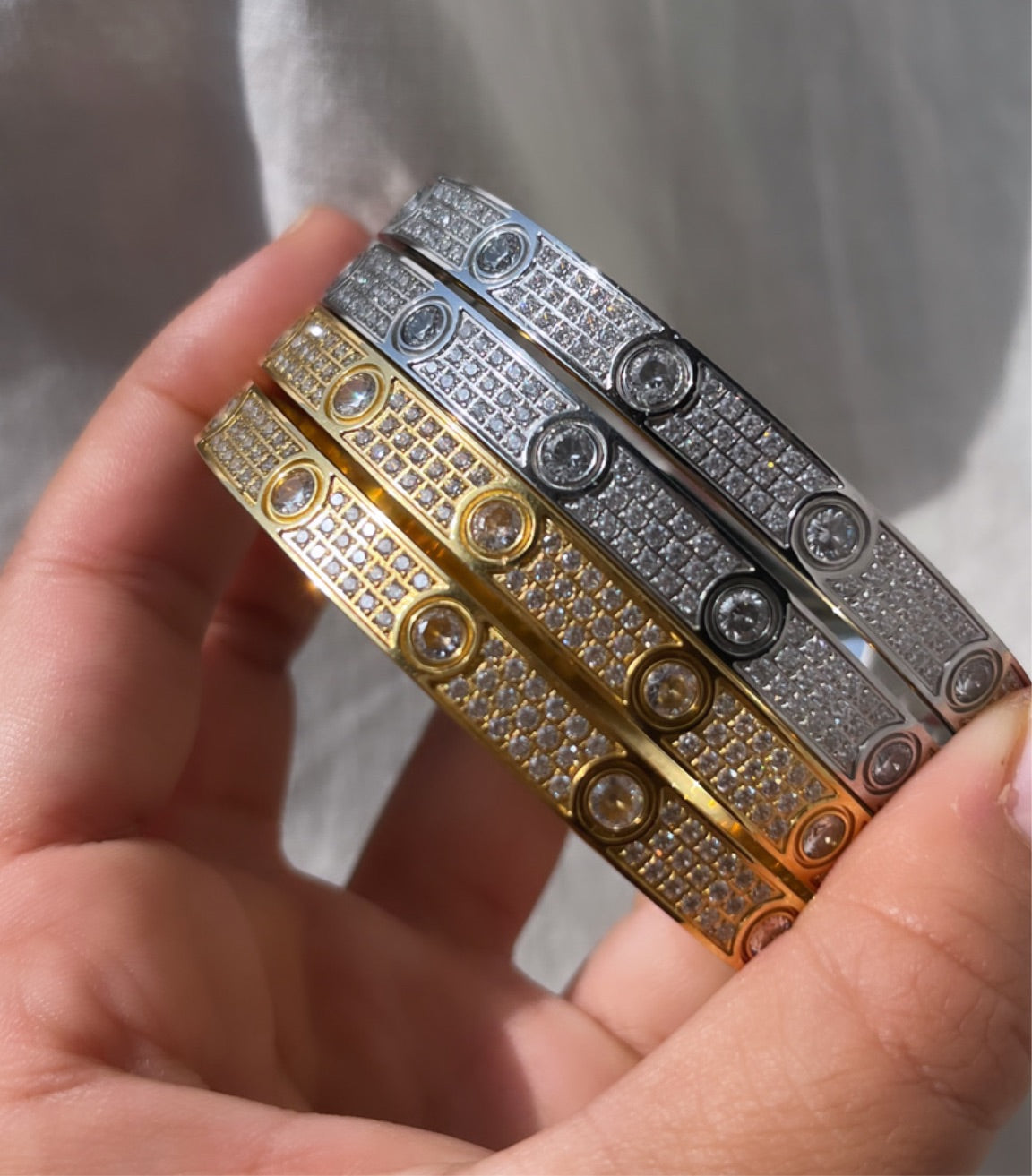 Iced out Drip Bangle 2