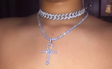Load image into Gallery viewer, Ankh Tennis Necklace
