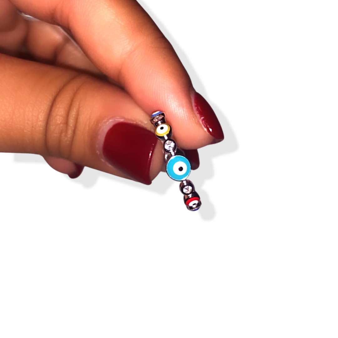 Colorful Evil Eye Ring